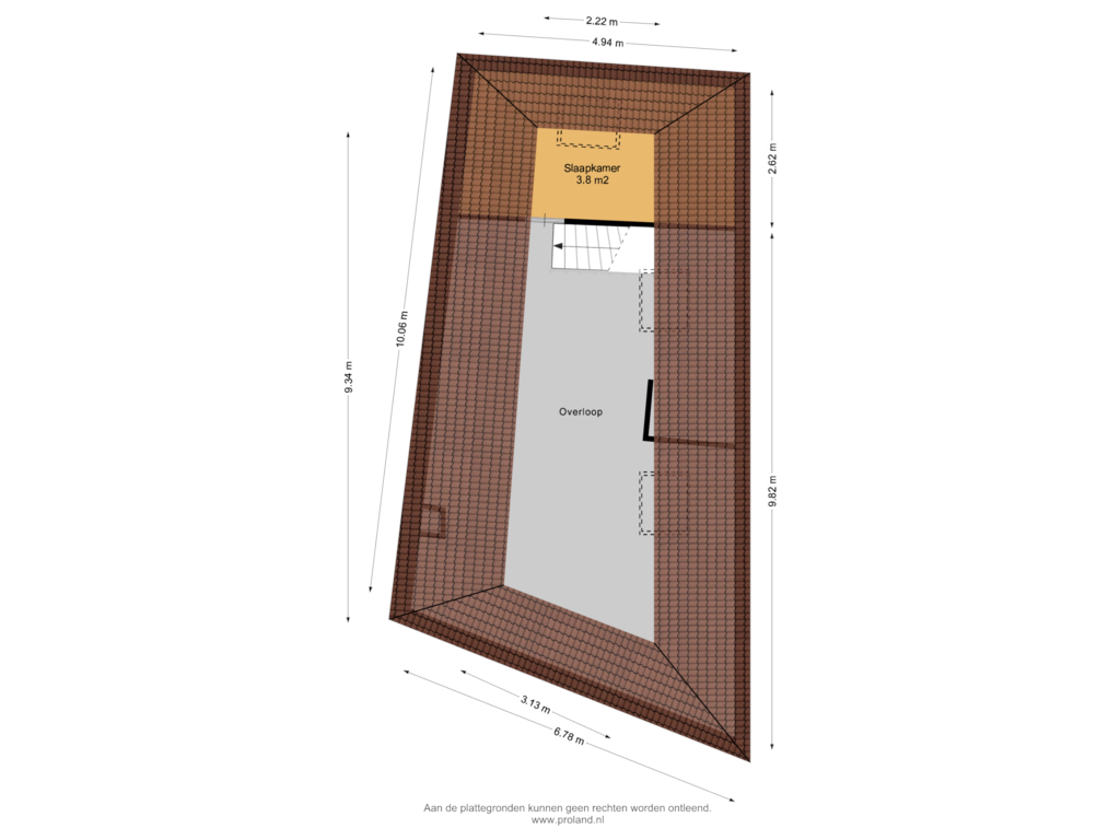 View floorplan of 2e Verdieping of Wipstraat 5