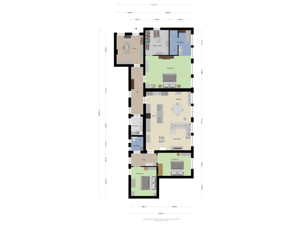 Bekijk plattegrond van Begane Grond van Dierenriem 42-A