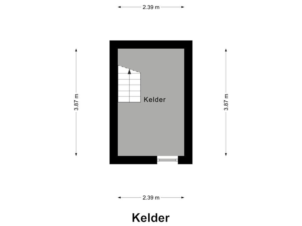 View floorplan of Kelder of Swalmzicht 2