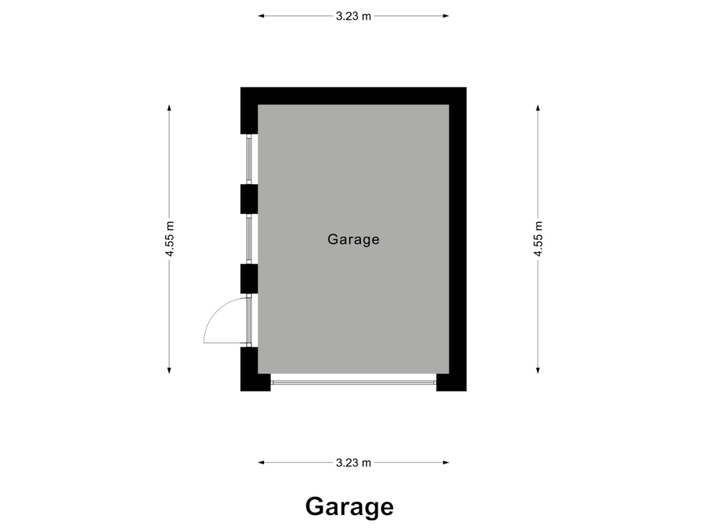 View floorplan of Garage of Swalmzicht 2