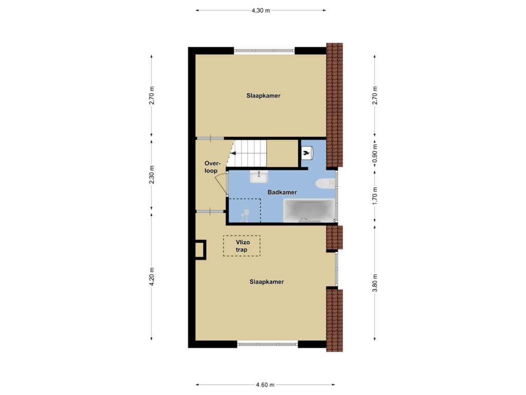 Bekijk plattegrond van 1e Verdieping van Gandhistraat 3