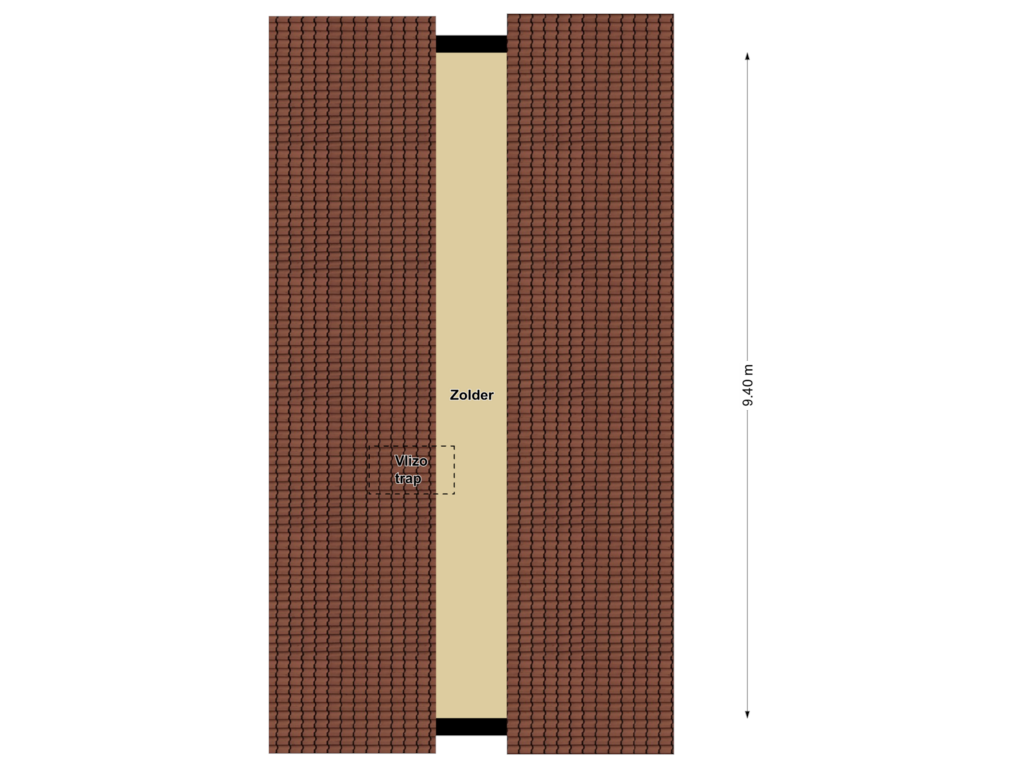 Bekijk plattegrond van 2e Verdieping van Gandhistraat 3