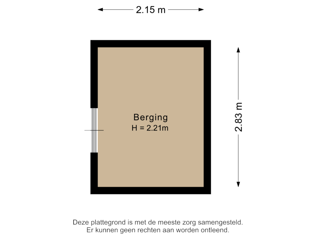 Bekijk plattegrond van Berging 2 van Constantijnstraat 1