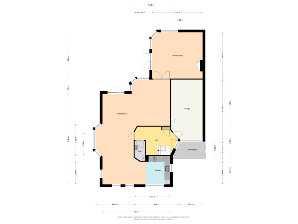 Bekijk plattegrond van Begane Grond van Etty Hillesumlaan 5