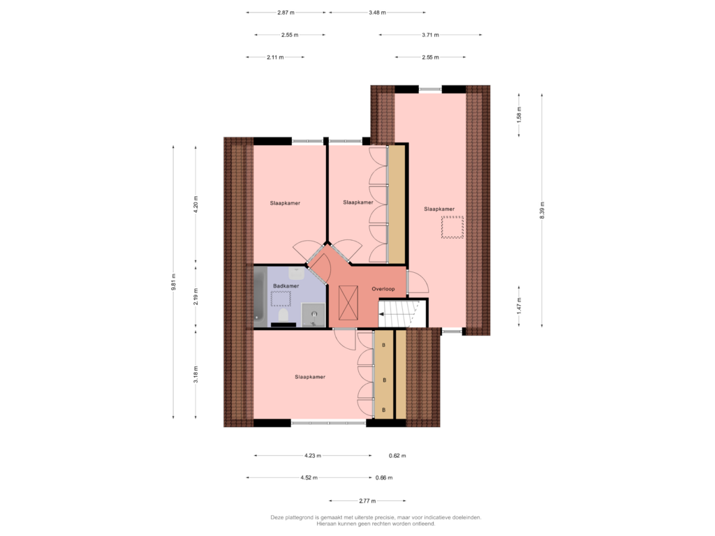 Bekijk plattegrond van 1e Verdieping van Etty Hillesumlaan 5