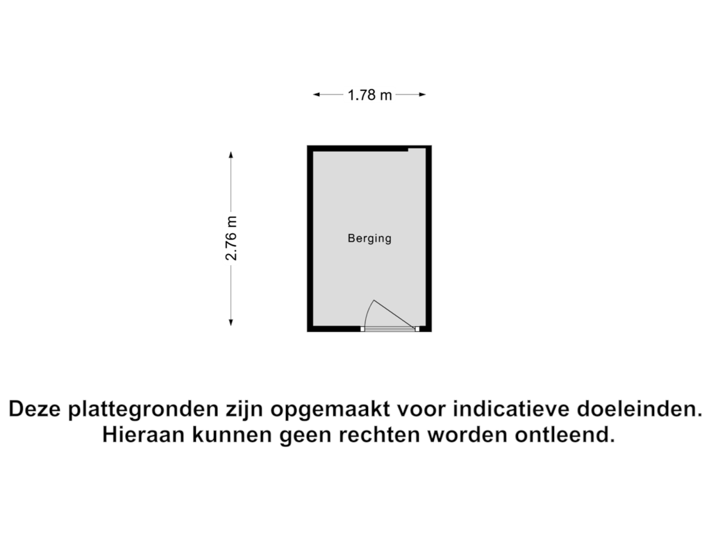 Bekijk plattegrond van Berging van Noordkade 48