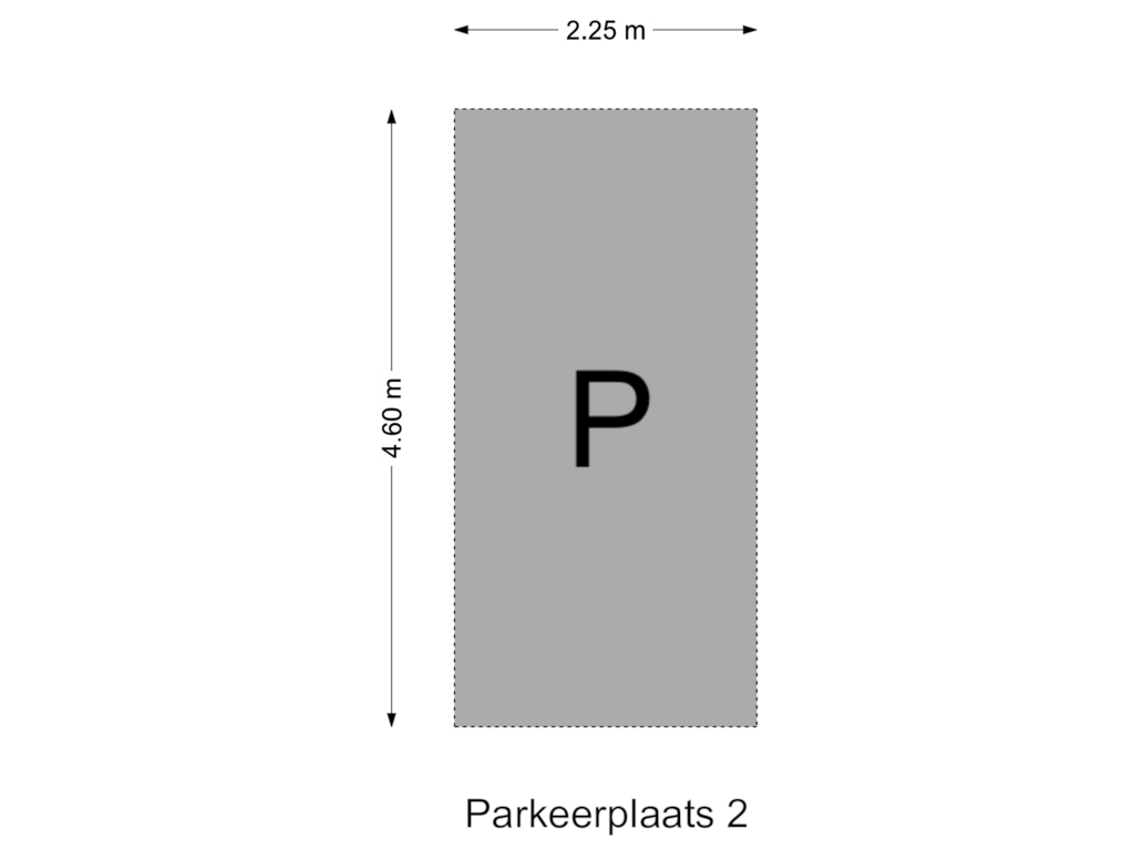 View floorplan of Parkeerplaats 2 of Parallel Boulevard 156