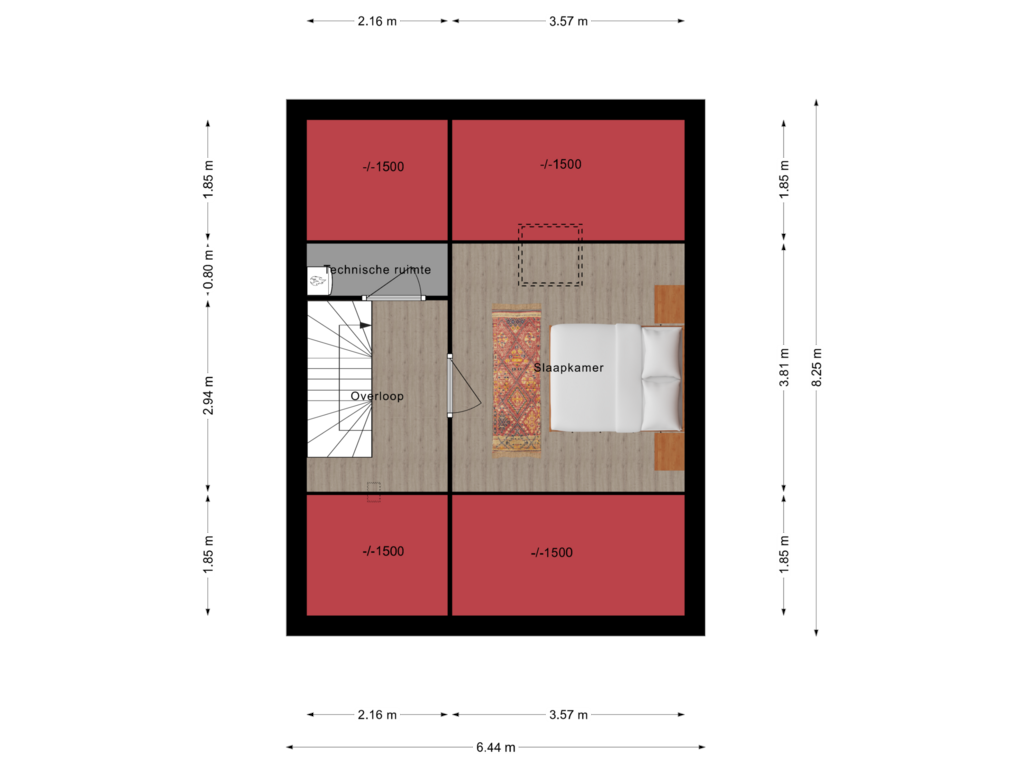 View floorplan of Floor 2 of Triton 19