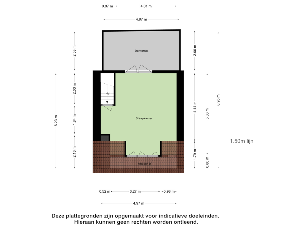 View floorplan of Tweede Verdieping of Sint-Antoniusstraat 26