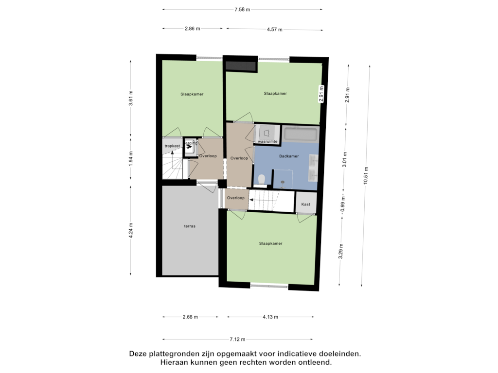 Bekijk plattegrond van Eerste Verdieping van Franckstraat 26