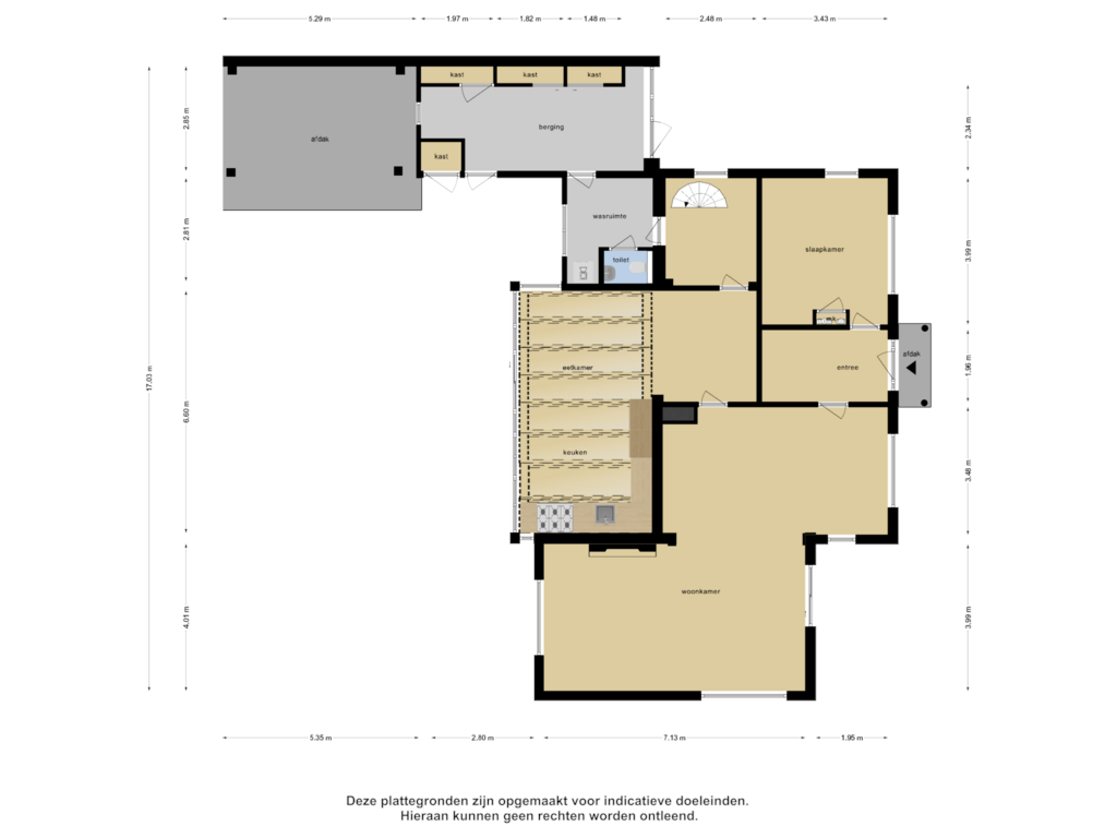 View floorplan of Begane Grond of Kerkstraat 78