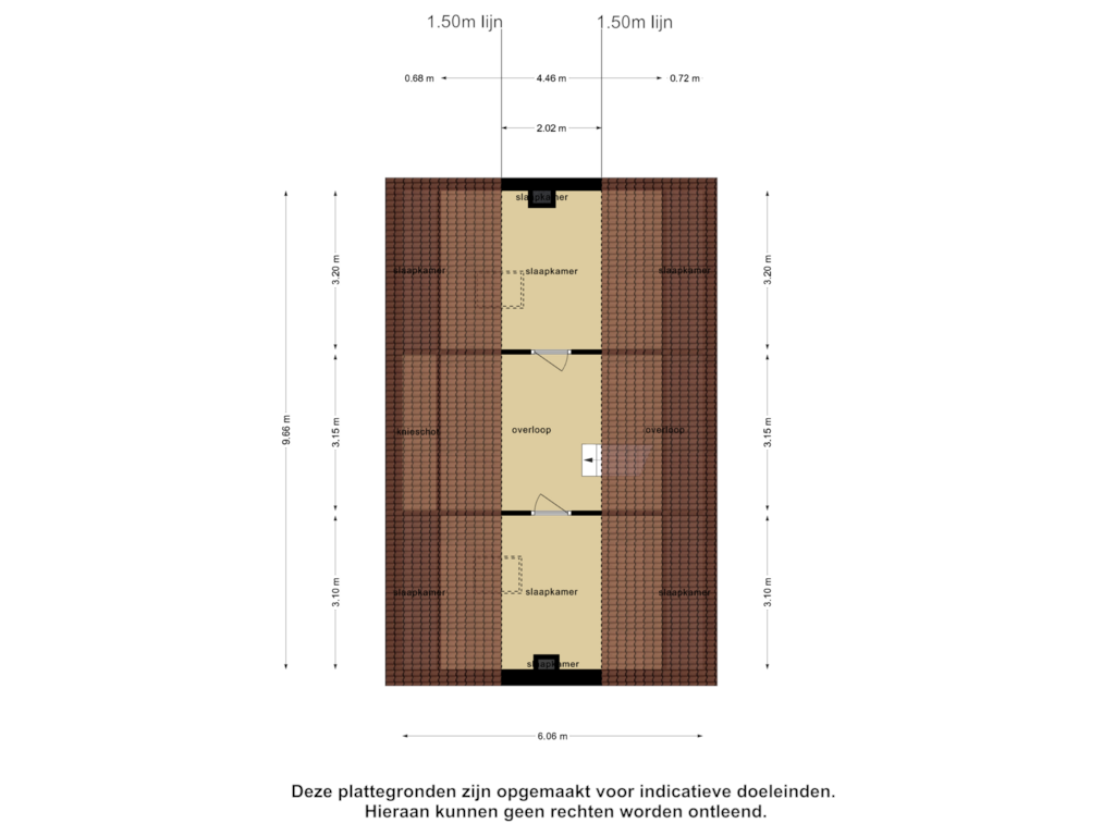 View floorplan of Zolder of Kerkstraat 78