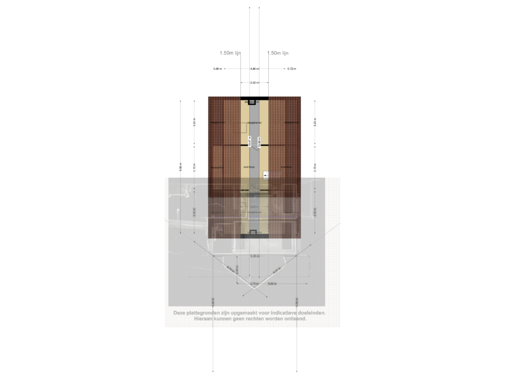 View floorplan of Zolder (copy) of Kerkstraat 78