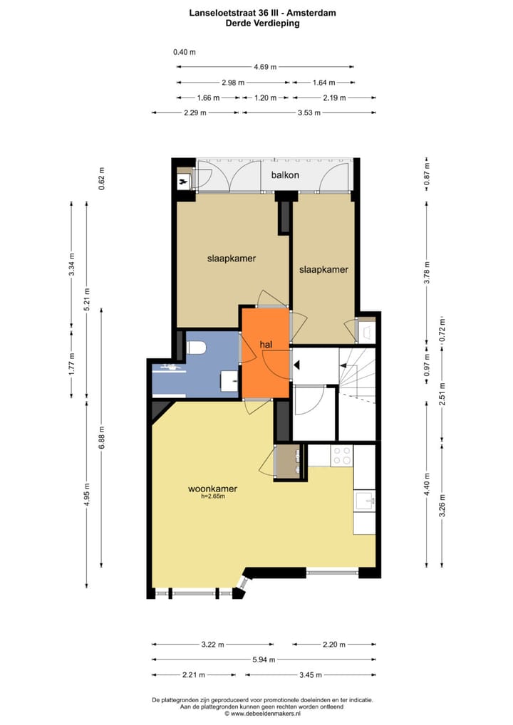 Foto 15 van Lanseloetstraat 36-3