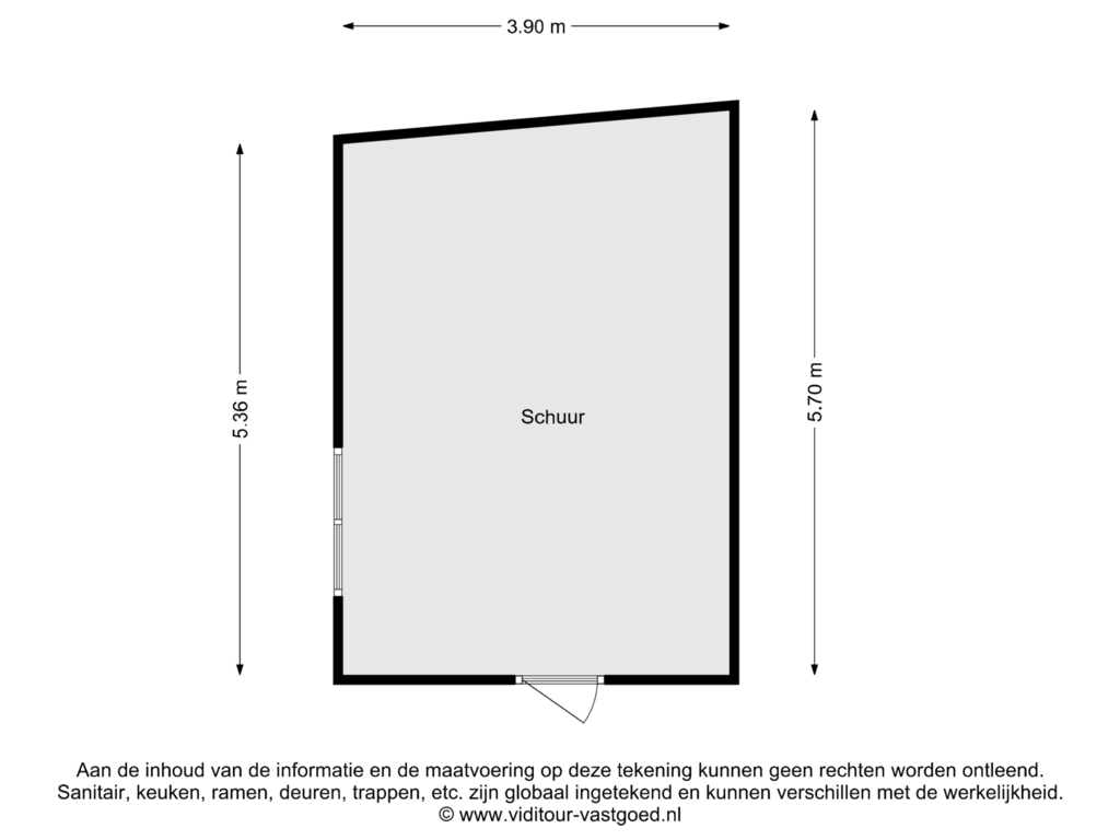 Bekijk plattegrond van Schuur van Kalsdonksestraat 65