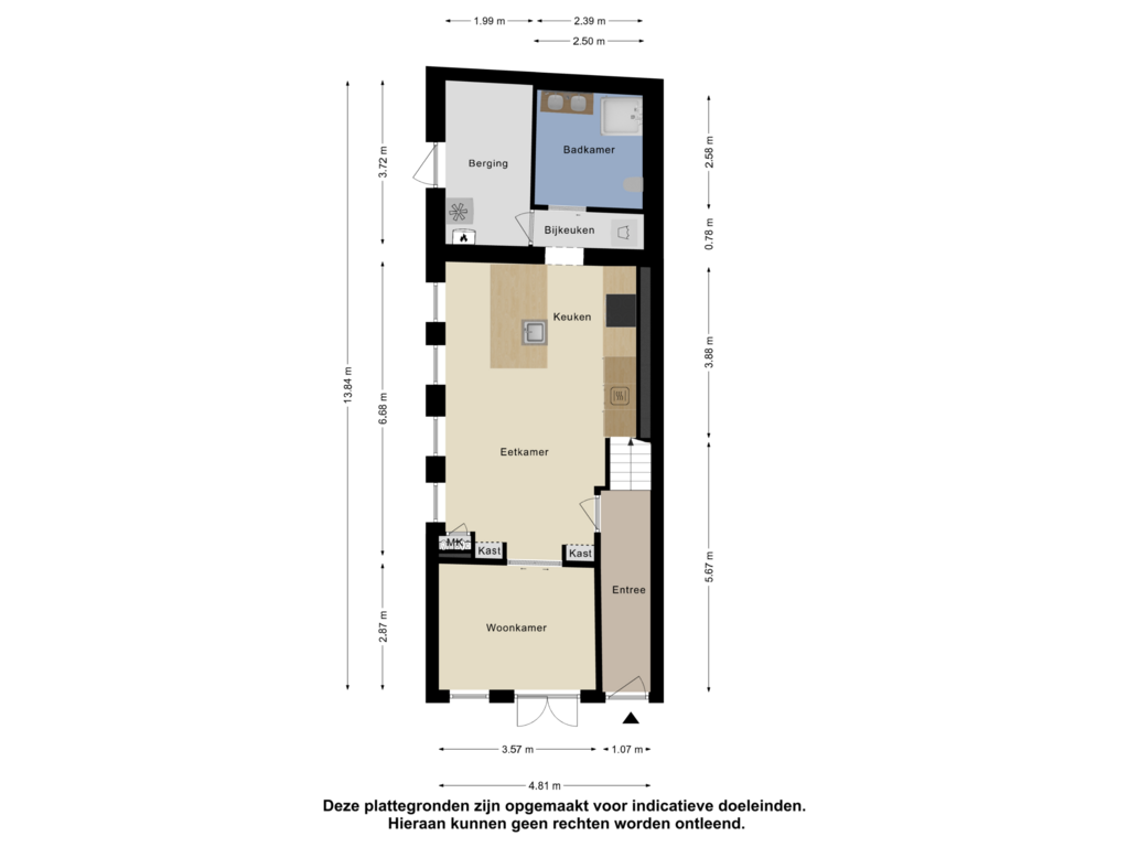 View floorplan of Begane Grond of Stenendam 4