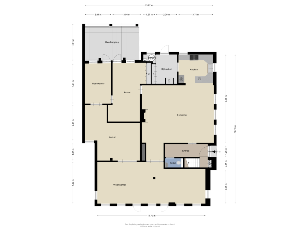 Bekijk plattegrond van Begane Grond van Hoofdweg 49