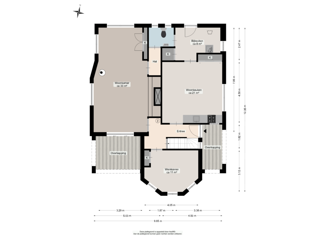 Bekijk plattegrond van Begane grond van Gasterenseweg 1