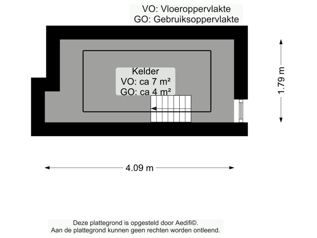 Bekijk plattegrond van Kelder van Gasterenseweg 1