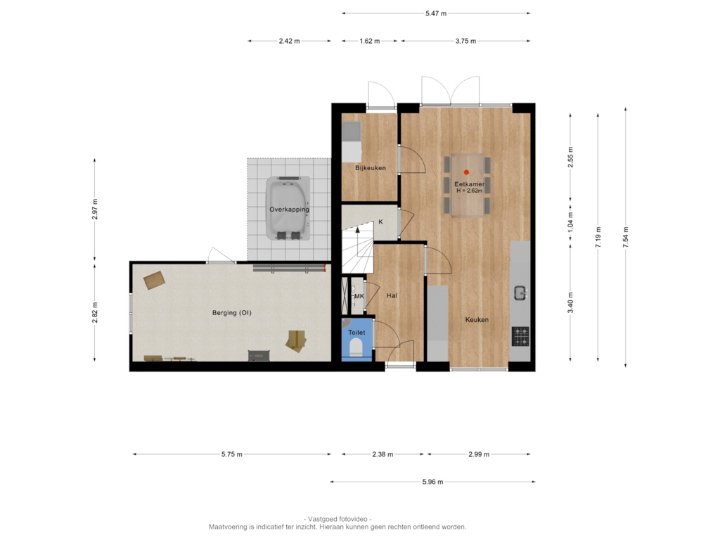 Bekijk plattegrond van Begane grond van Kommavlinder 27