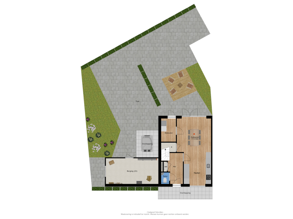 Bekijk plattegrond van Tuin van Kommavlinder 27