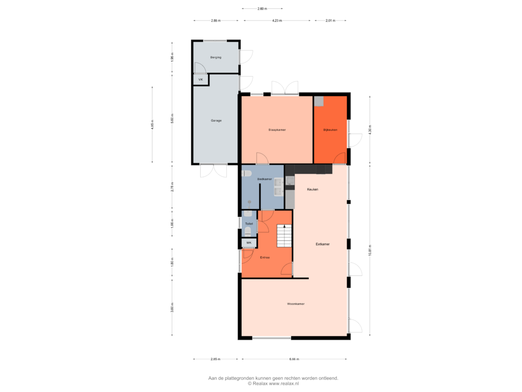 Bekijk plattegrond van Begane grond van Henrick Minnekenweg 18