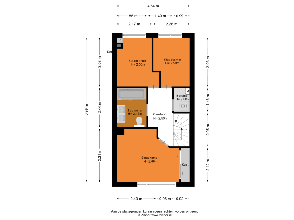 Bekijk plattegrond van Eerste Verdieping van Irawan Soejonostraat 19