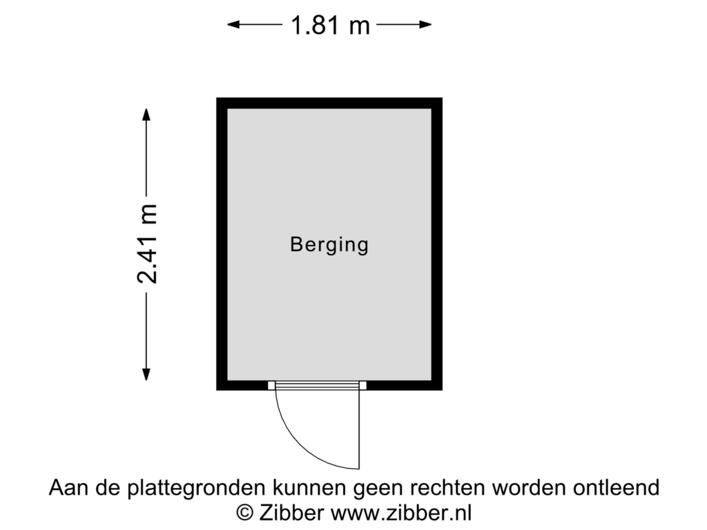 Bekijk plattegrond van Berging van Irawan Soejonostraat 19