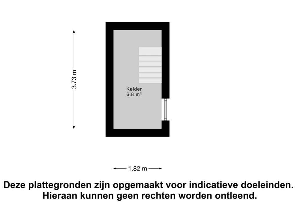 View floorplan of Kelder of Sint Laurentiusstraat 6