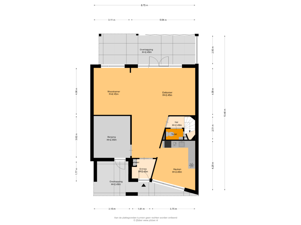 Bekijk plattegrond van Begane Grond van Het Ruim 12