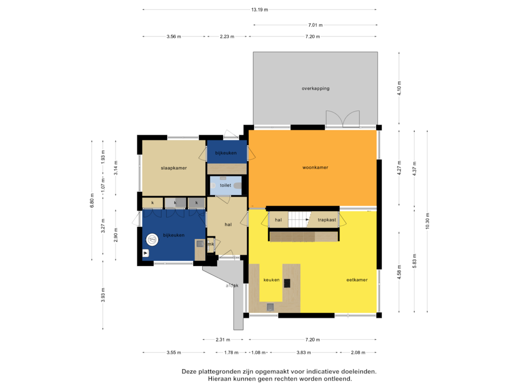 Bekijk plattegrond van Begane grond van Vlier 20