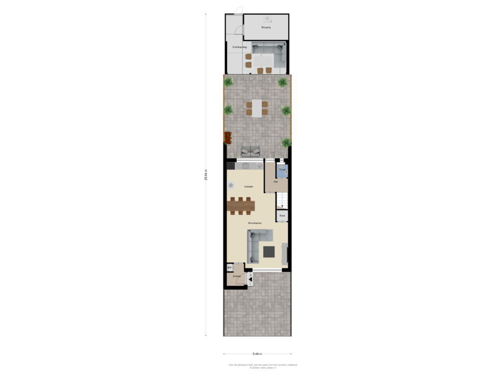 View floorplan of Begane Grond Tuin of Bovendonk 136