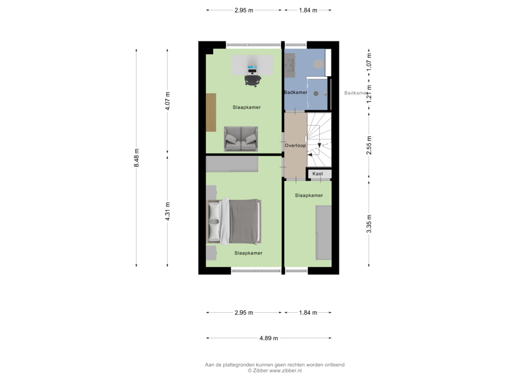 View floorplan of Eerste Verdieping of Bovendonk 136