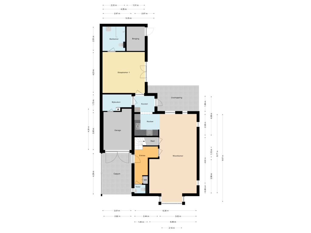 Bekijk plattegrond van Begane grond van Gruunsel 41