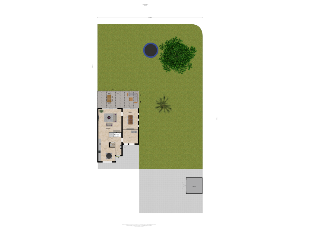 Bekijk plattegrond van Situatie van Noordhoek 15