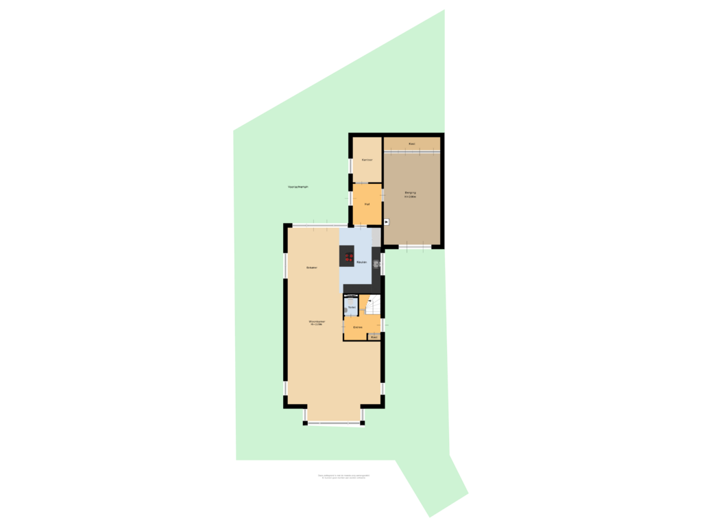 View floorplan of Situatie of Rubenslaan 26