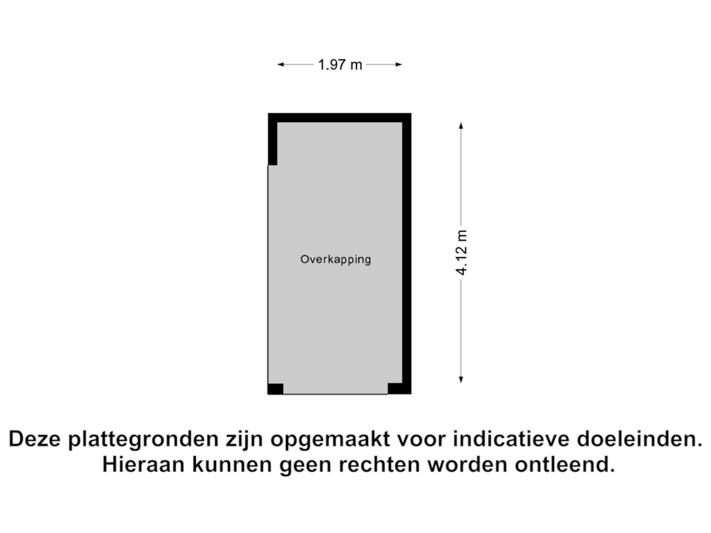 View floorplan of Overkapping of De Bazelweg 36