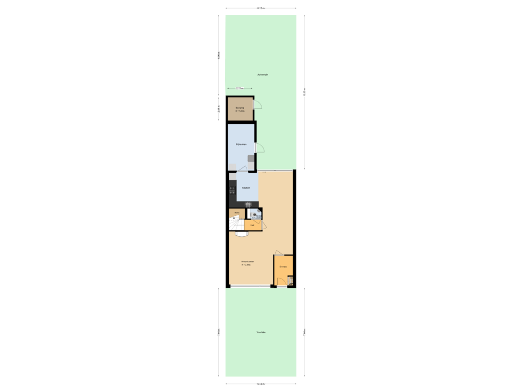 Bekijk plattegrond van Situatie van Kalmoes 53