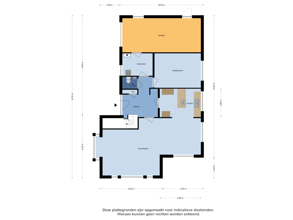 View floorplan of Begane Grond of Wilgenmaat 2