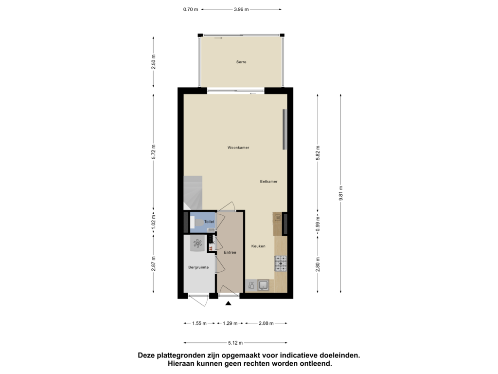 Bekijk plattegrond van Begane Grond van Olijfhout 27