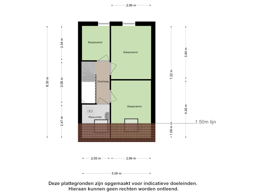 Bekijk plattegrond van Tweede Verdieping van Olijfhout 27