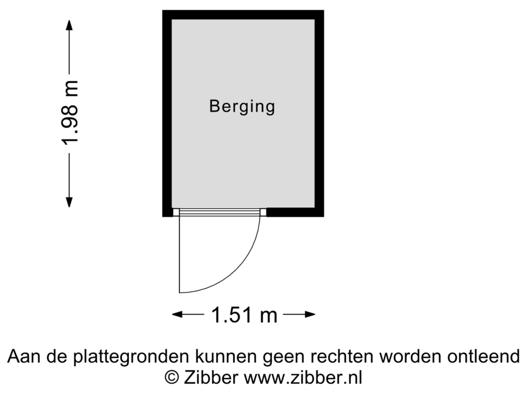 Bekijk plattegrond van Berging van Samanthagang 20