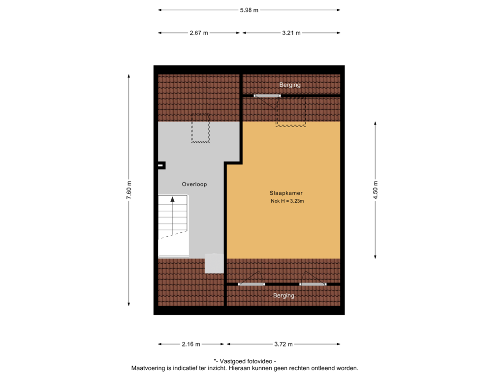 Bekijk plattegrond van 2e verdieping van Poolsterstraat 6