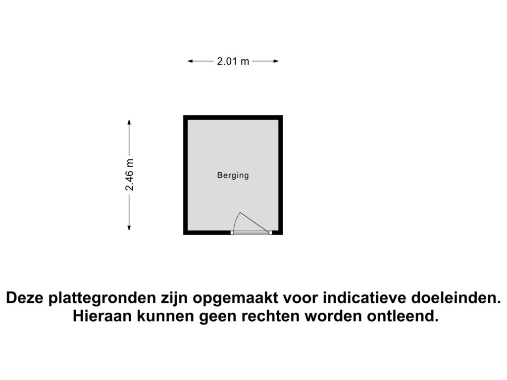 Bekijk plattegrond van Berging van Koningshof 13