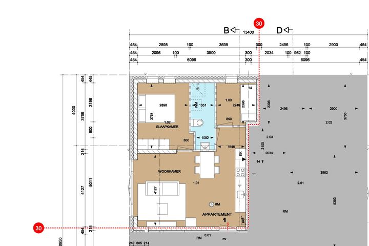 Bekijk foto 12 van 8 appartementen Mooieweg 11