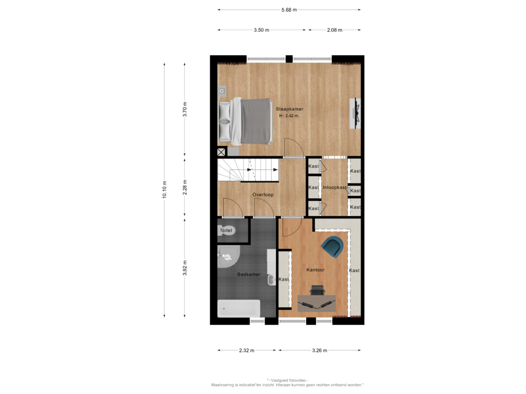 Bekijk plattegrond van 1e verdieping van Tegulastraat 11