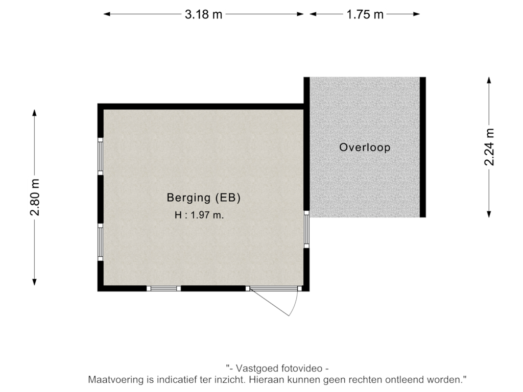 Bekijk plattegrond van Berging van Tegulastraat 11