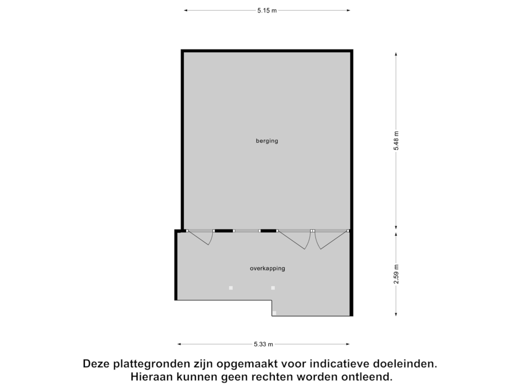 Bekijk plattegrond van Berging van Zweringweg 127