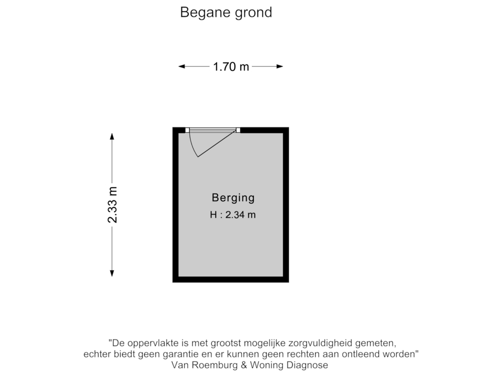 View floorplan of Berging of Wagenmaker 137