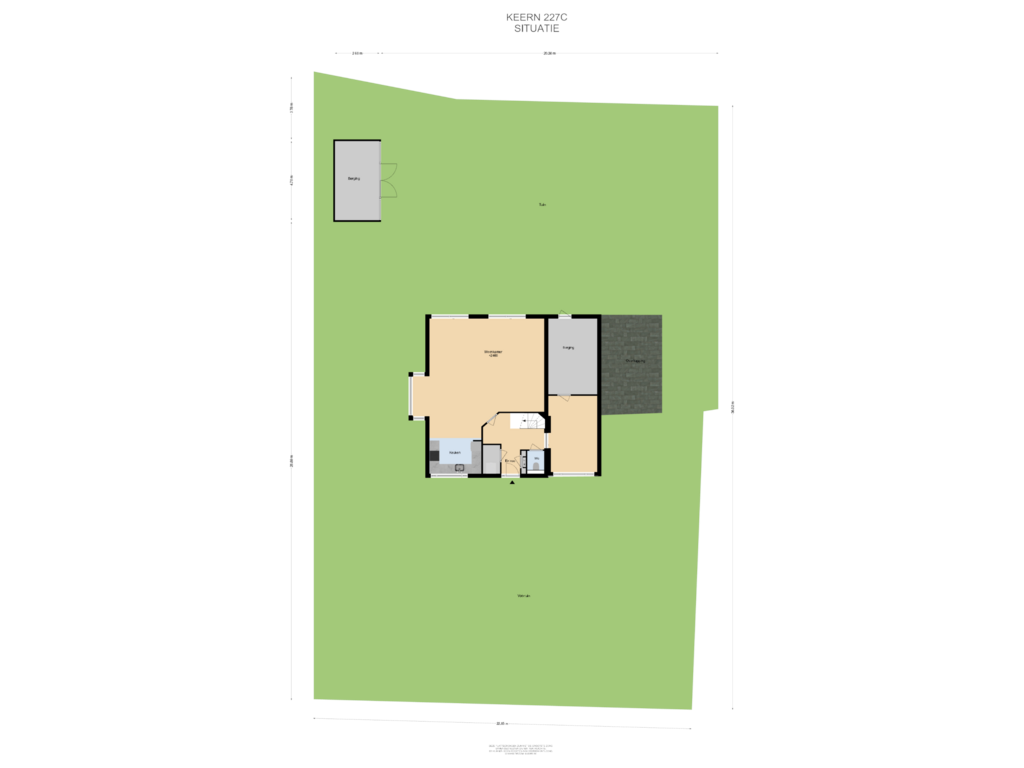 Bekijk plattegrond van Situatie van Keern 227-C